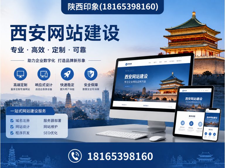 阎良区西安网站建设展示图